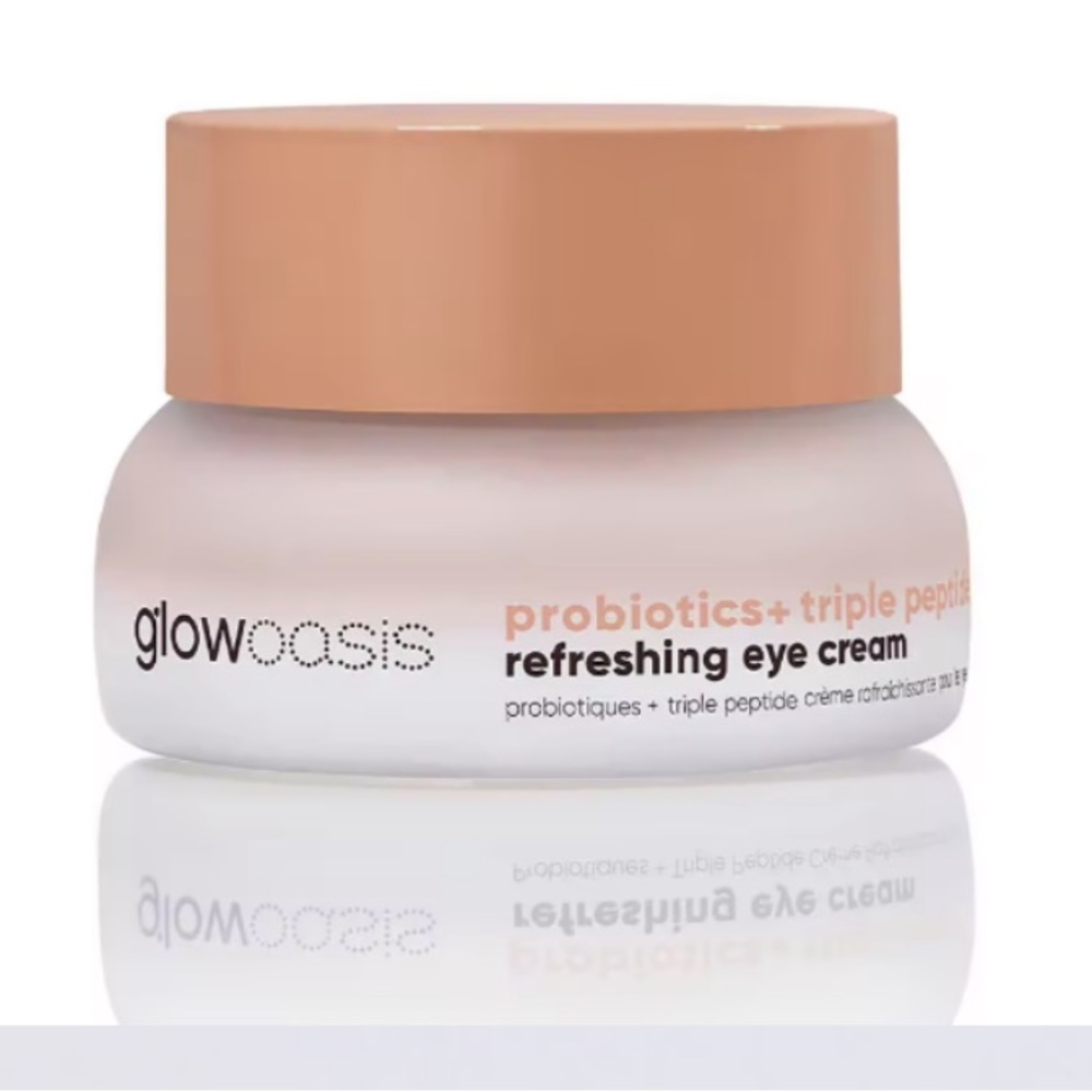 Glowoasis Vegan Probiotics+Triple Peptide Refreshing Eye Cream  20 ml BNIB